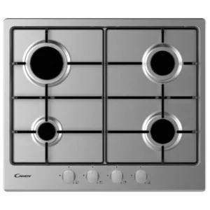 PLAQUE DE CUISSON - INOX 60 CM - CANDY 4 FEUX (CHW6BRX)