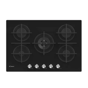 PLAQUE DE CUISSON NOIR 5 FEUX 75 CM CANDY (CVG74WPB)