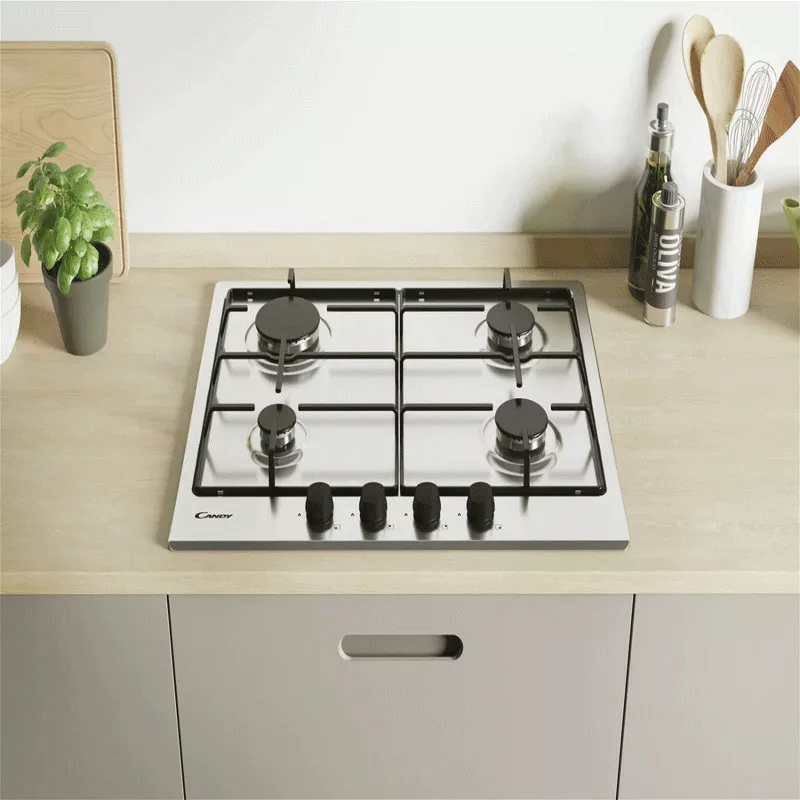 PLAQUE DE CUISSON ENCASTRABLE CANDY CM6PBRX-4U2 4 FEUX 60CM SILVER