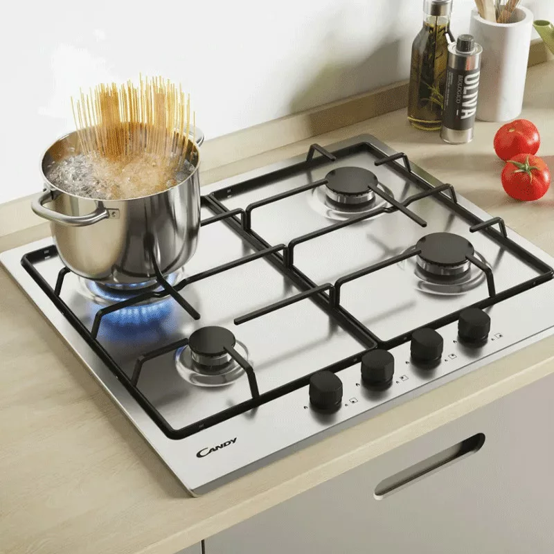 PLAQUE DE CUISSON ENCASTRABLE CANDY CM6PBRX-4U2 4 FEUX 60CM SILVER