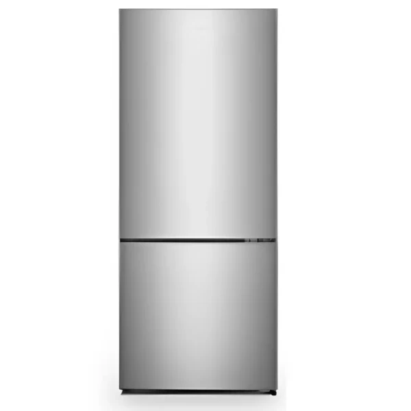 Réfrigérateur Combiné HISENSE 2 Portes Inox NoFrost 470 Litres avec Moteur Inverter et Éclairage LED