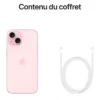 IPHONE - APPLE 15 128GO ROSE