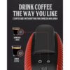 Machine café à capsules Nespresso FLORENCE 1400W 1L - Rouge