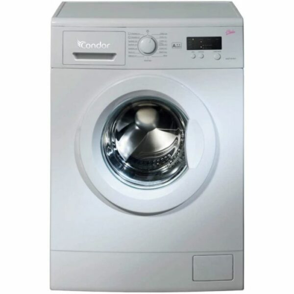 Lave-linge Frontal CONDOR 6Kg - 15 Programmes, Classe A++ - Silver