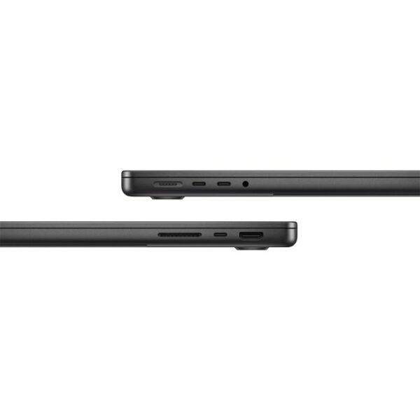 Apple MacBook Pro M3 Pro 14" Liquid Retina XDR with 18GB RAM and 512GB SSD, sleek and powerful design in Space Black.