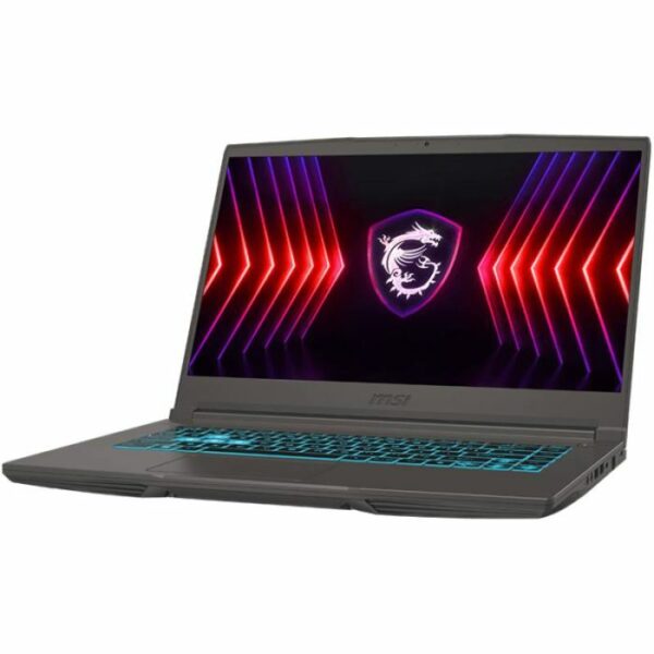 PC Portable Gamer MSI Thin 15 B13UCX avec écran Full HD 15.6", processeur Intel Core i5, et carte graphique NVIDIA RTX 2050