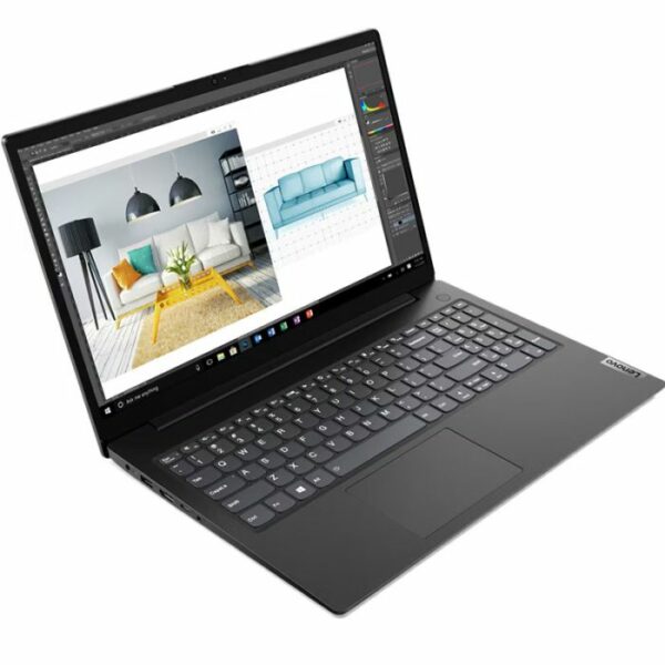 PC Portable Lenovo V15 G2 IJL avec écran 15.6" Full HD, processeur Intel Celeron N4500, 16 Go de RAM, 256 Go SSD et Windows 11 Pro