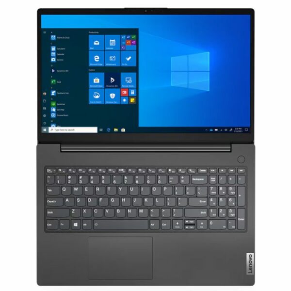 PC Portable Lenovo V15 G2 IJL avec écran 15.6" Full HD, processeur Intel Celeron N4500, 16 Go de RAM, 256 Go SSD et Windows 11 Pro