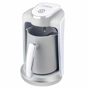 Machine à Café Turc LEXICAL LCP-0520 400W - Blanc&Gris