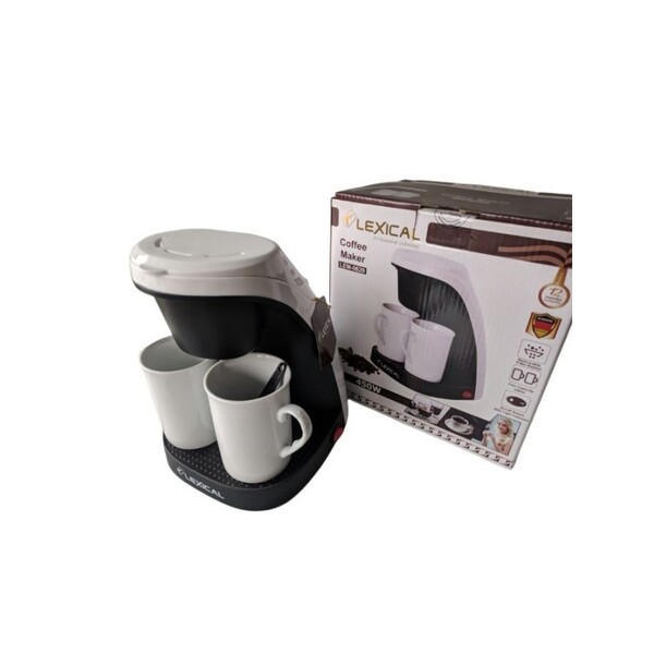 cafetière électrique filtre lexical lem-0620 blanc