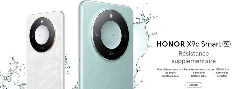 honor x9c smart prix tunisie