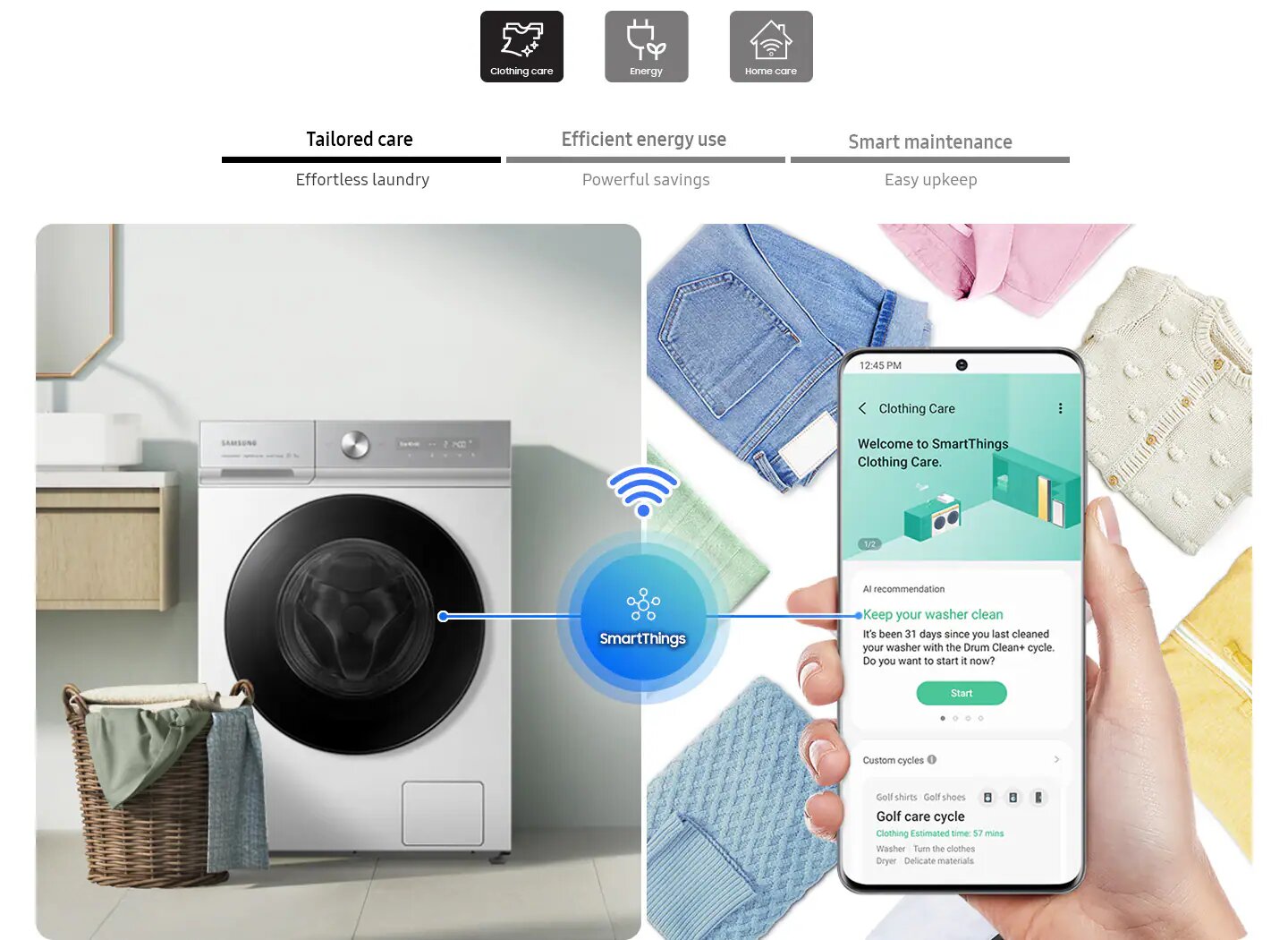 ave Linge Frontal SAMSUNG au meilleur prix Tunisie