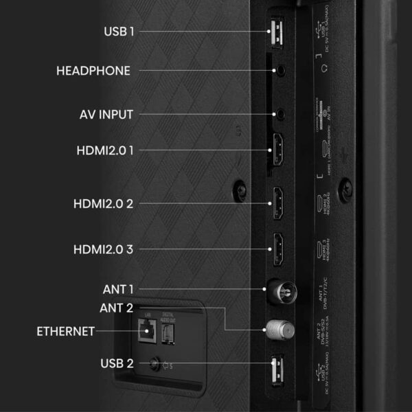 hisense 65a6k fiche technique