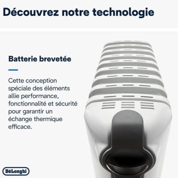 radiateur bain d'huile delonghi trrs1225 trrs1225 12 éléments