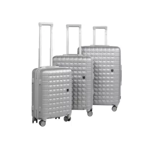 Série de 3 Valises en ABS Gris - ABM