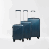 Série de 3 valises incassables ABM - Bleu Marine
