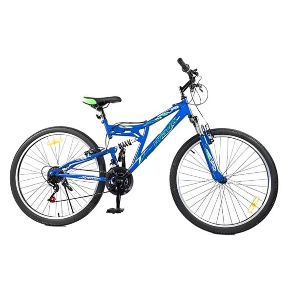Bicyclette Prado VTT 9026 Double Suspension 18 Vitesses 26" Bleu