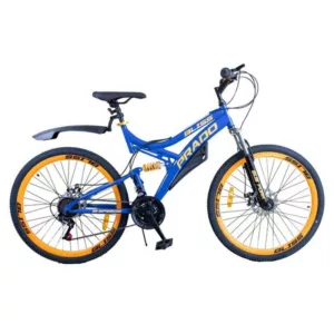 Bicyclette VTT PRADO Bliss 26" 18 Vitesses - Noir & Bleu