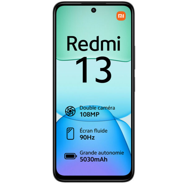 Smartphone Xiaomi Redmi 13 8Go 128Go Noir
