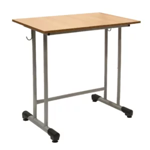 TABLE ÉCOLIER MONOPLACE A DÉGAGEMENT LATÉRAL
