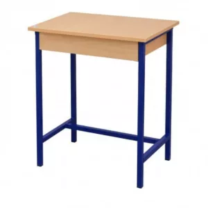 TABLE ECOLIER MONOPLACE ETAGERE EN BOIS