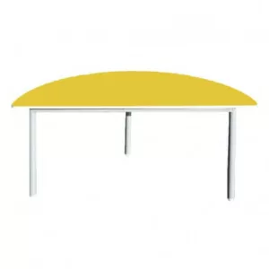 TABLE MATERNELLE DEMI CERCLE - SOTUFAB