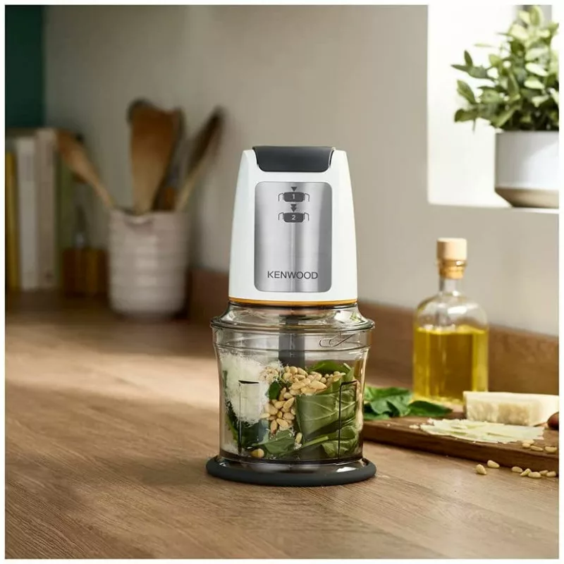 Mini-hachoir KENWOOD Easy Chop CHP61 - Blanc et inox