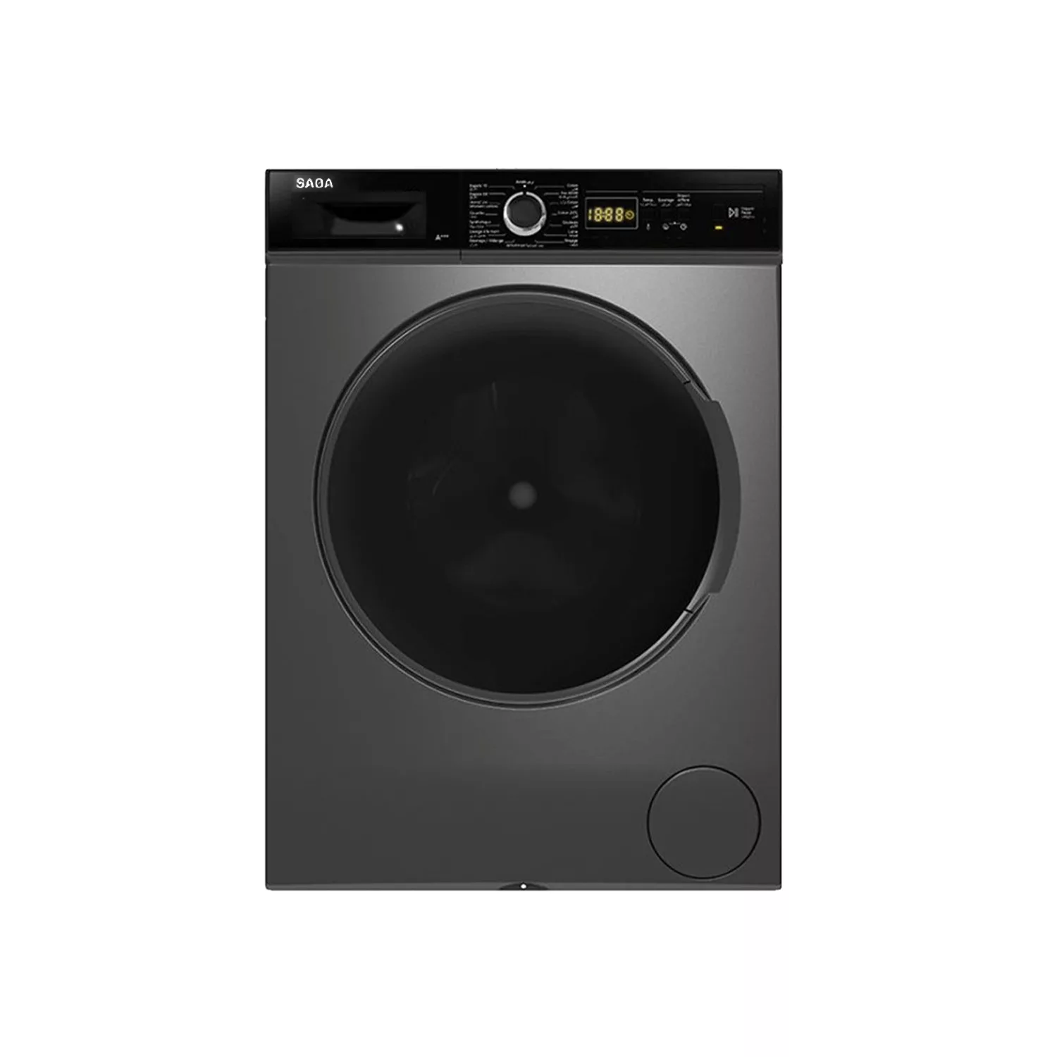 Machine à Laver Frontale ML0914DX 9Kg Saba -Dark Silver