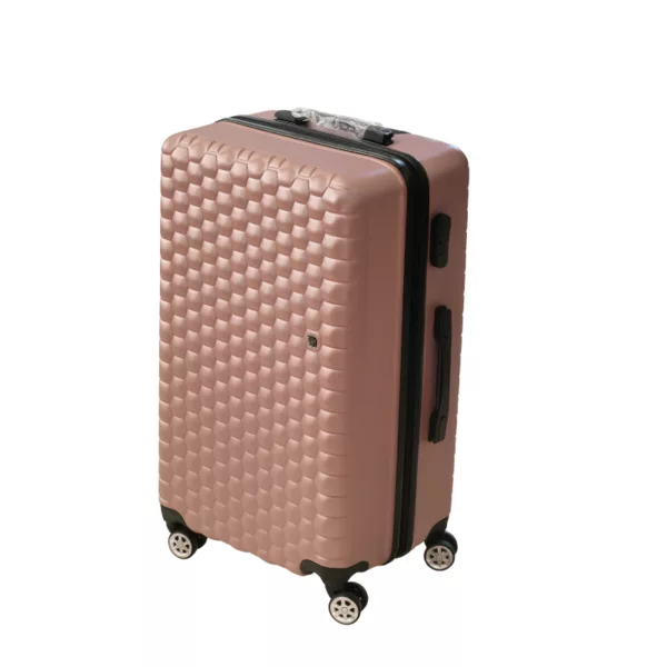 Série de 3 Valises en ABS Rose - ABM