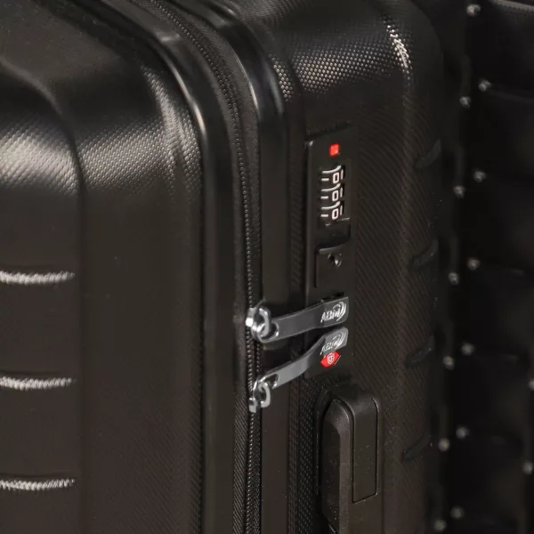 Série de 3 Valises en ABS Noir - ABM