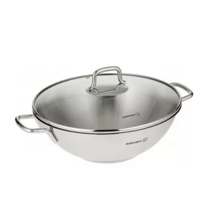 Poêle Wok KORKMAZ - A1519 - 28X8,5 cm - Inox