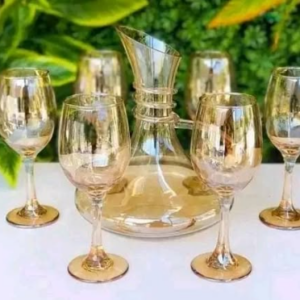 Service à eau 7 Pièces Avec Carafe en Verre