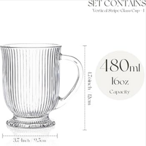 Service de 6 verres à Thé