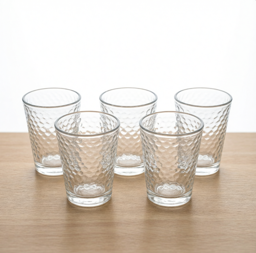 Verres à eau 6 pièces – Set de 6 verres transparents