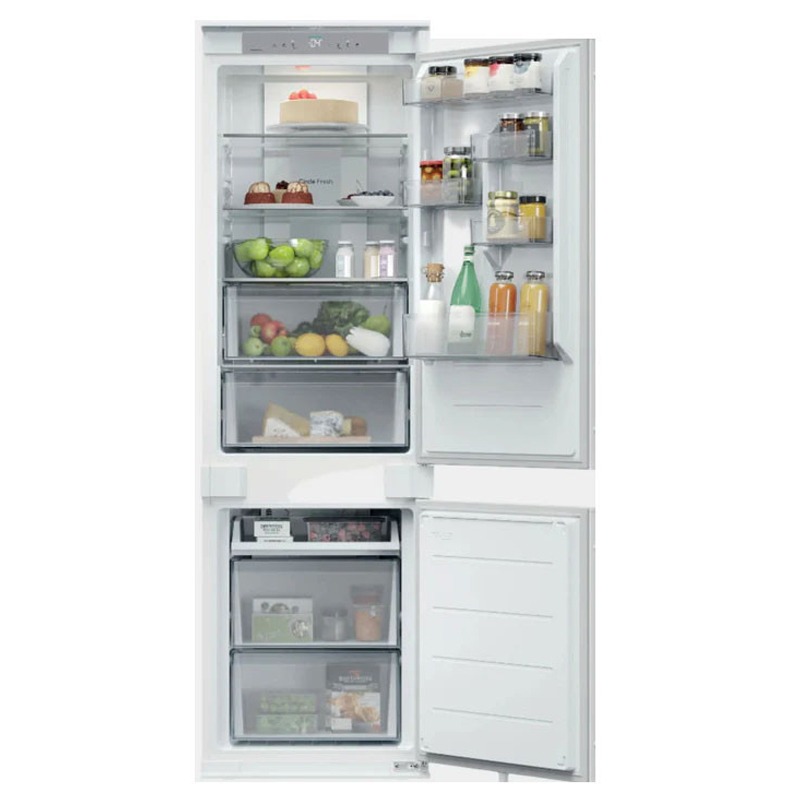 réfrigérateur encastrable combiné Hoover HONBQT3518E 251 litres NoFrost blanc