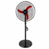 ventilateur sur pied SABA 20 noir et rouge