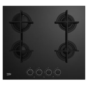 Plaque De Cuisson Encastrable Beko HILG64225SB 4 Feux 60Cm Noir