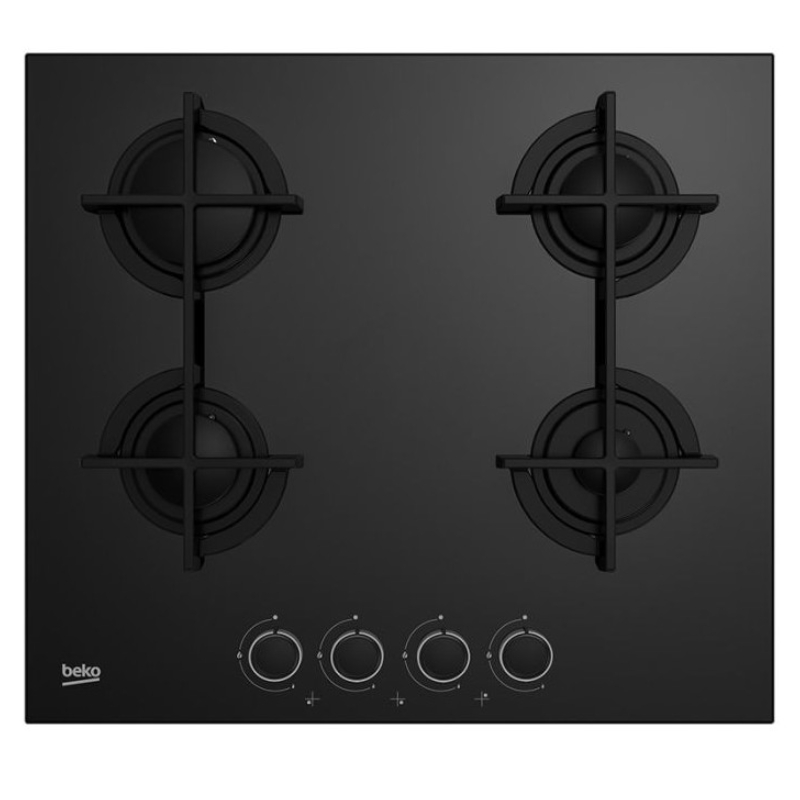 Plaque De Cuisson Encastrable Beko HILG64225SB 4 Feux 60Cm Noir