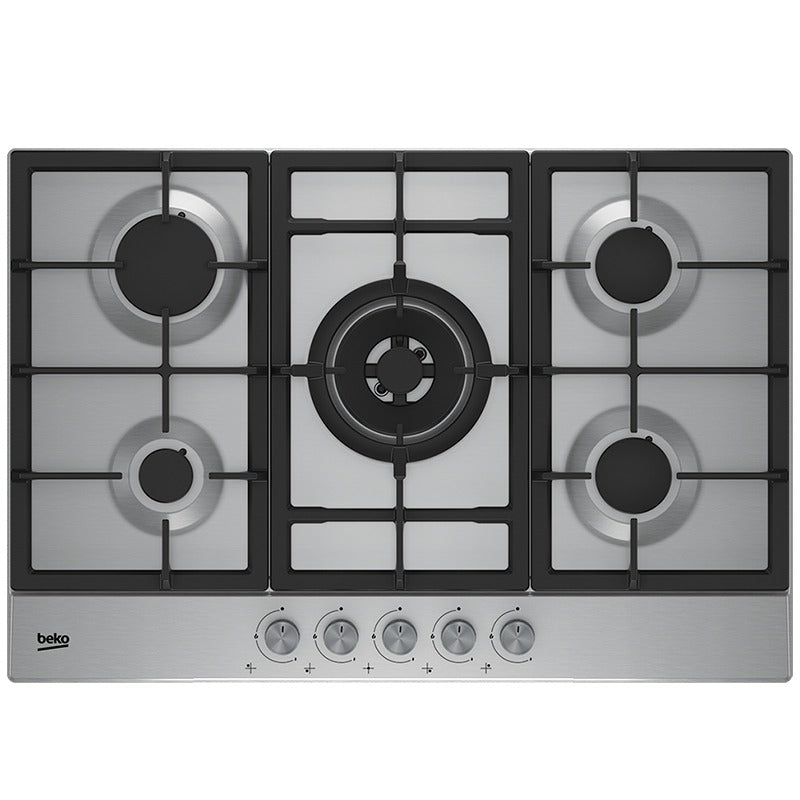 Plaque De Cuisson Encastrable BEKO 5Feux 75cm Inox(HIAW75225SL)