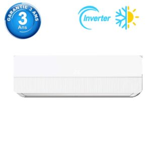 Climatiseur Maxwell Tropicalisé 9000 BTU Chaud Froid Inverter Blanc