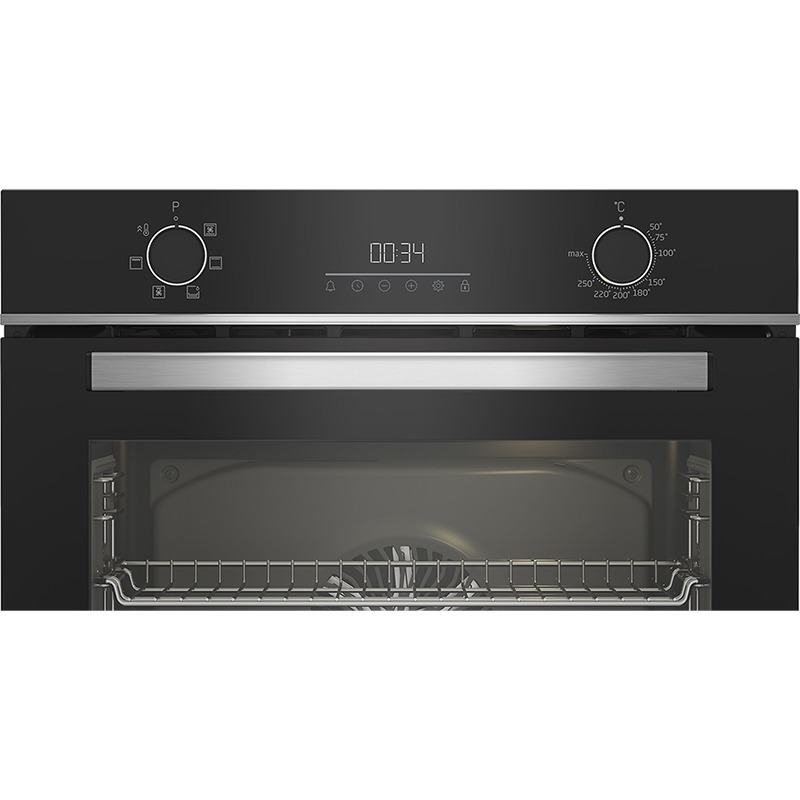 four encastrable électrique BEKO BBIE13302XC 72 litres 60 cm ventilé 6F noir