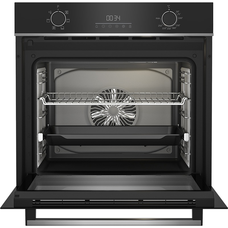 four encastrable électrique BEKO BBIE13302XC 72 litres 60 cm ventilé 6F noir