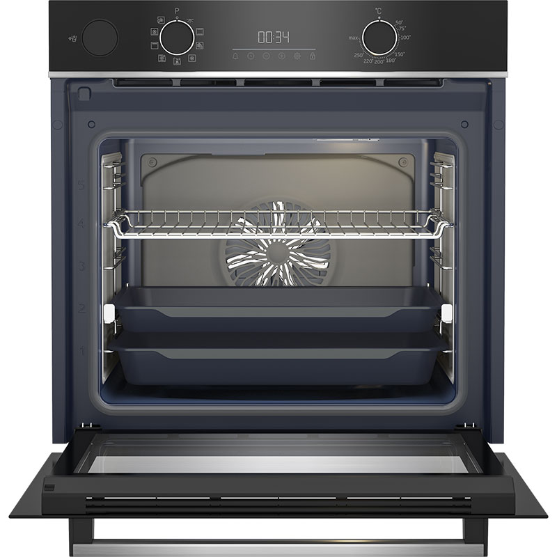 Four Encastrable Électrique BEKO BBIS13300XMSE 72 Litres ventilé Multifonction Noir
