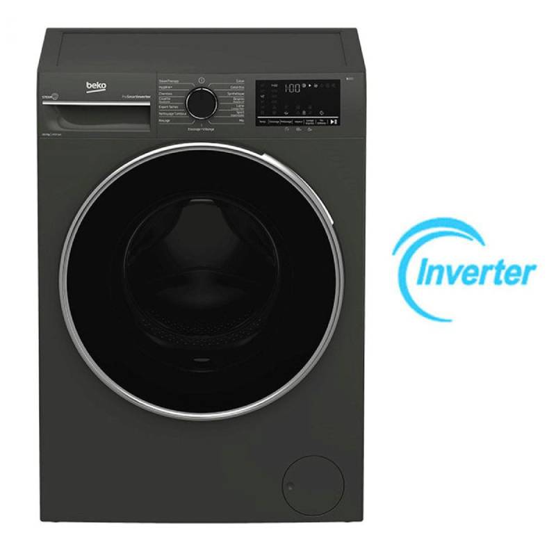 MACHINE À LAVER FRONTALE BEKO B3WFT410542MG INVERTER 10.5KG GRIS