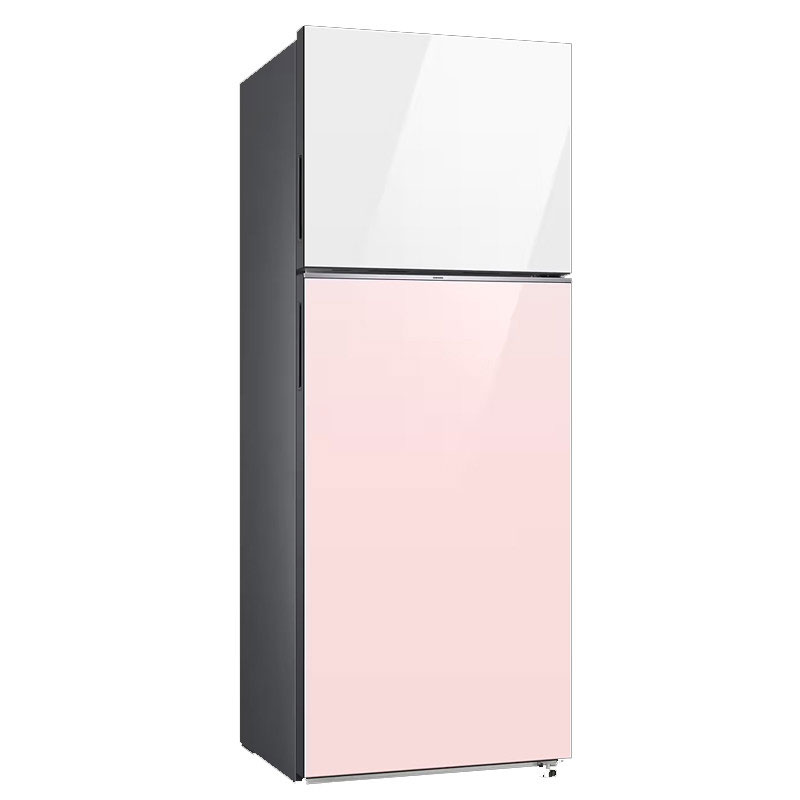 réfrigérateur SAMSUNG RT47CB66448CEL 460 litres NoFrost rose et blanc