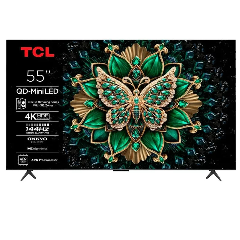 TV TCL 55 Smart TV QLED MINI LED TV-TCL-55C6K- Noir