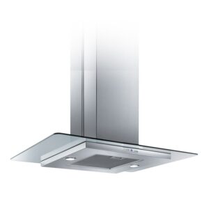 hotte centrale 90cm Focus F917X Inox vitre