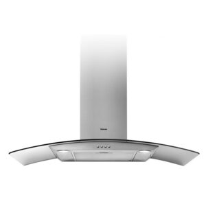 hotte cheminée Focus F914X 90cm Inox Vitre