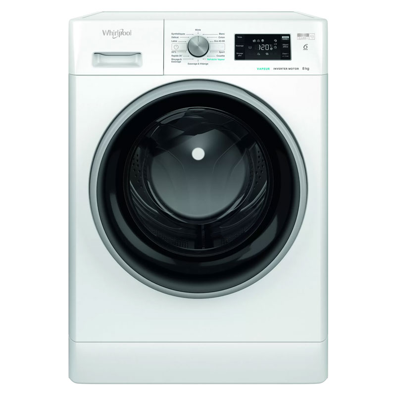 lave linge frontal Whirlpool FFWB8248WBS-VNA 8Kg blanc