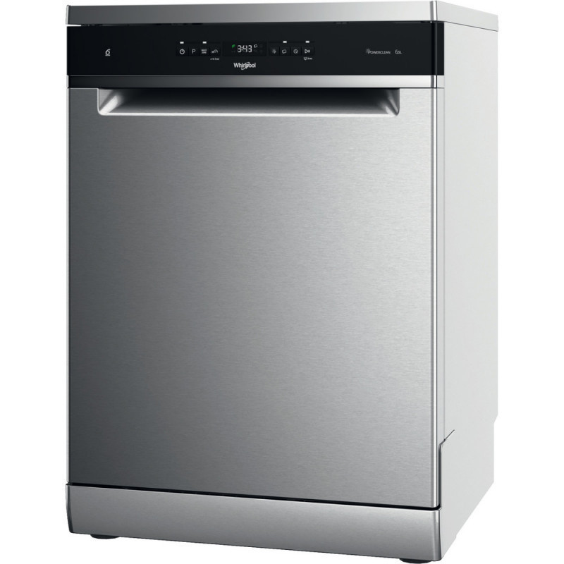 lave vaisselle 14 couverts Whirlpool WFO3T233P65X Inox